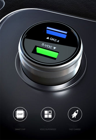 65W 2.0 Car Charger Fast Car Charging Type-C Cable-Veeddydropshipping