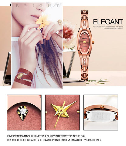 Quartz Watch For Women Waterproof Luxury  Wristwatches Girls -JW01027-Veeddydropshipping
