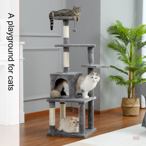 Drop Shipping Cat Tree Tall Cat Tower-HA01423-Veeddydropshipping