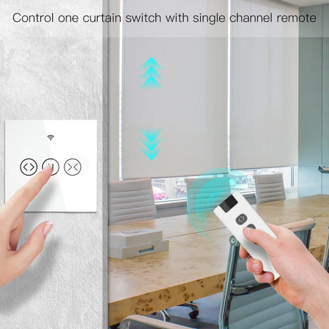 RF433 1/9 Channel Curtain Remote Controler Compatible with RF433 Devices-TI01063-Veeddydropshipping