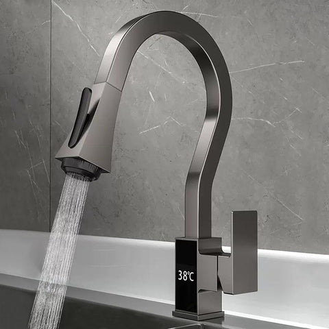 Digital Display Kitchen Faucet-TI00605-Veeddydropshipping