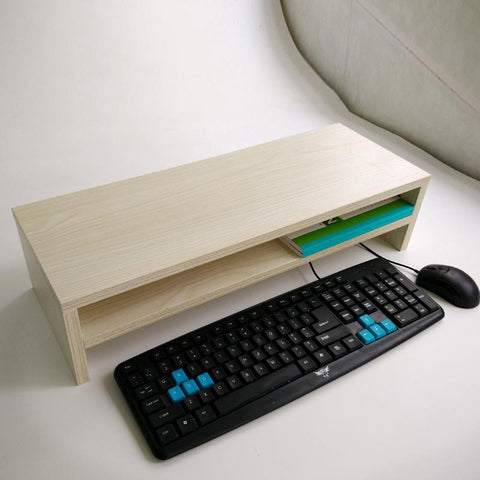 Wooden Desk Monitor Stand Support Bracket-HA01618-Veeddydropshipping