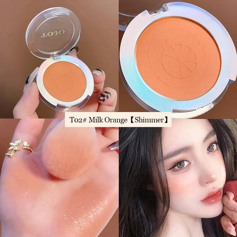 Shimmer Blush Powder Palette Cheek Rouge Makeup-BH00719-Veeddydropshipping