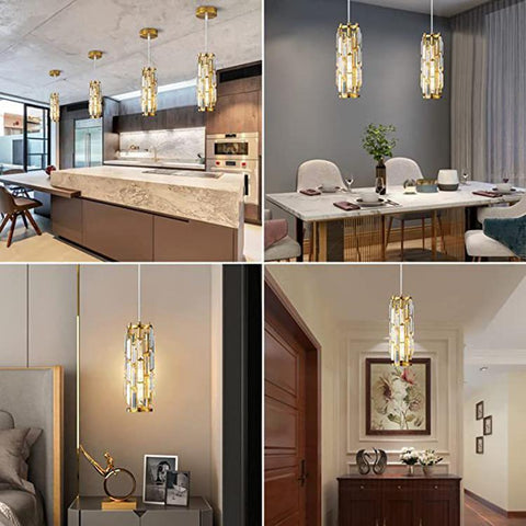 Small Pendant Chandeliers Crystal Lighting-TI00394-Veeddydropshipping