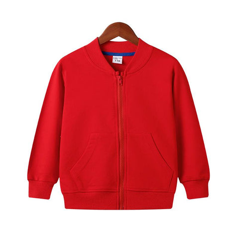 Selling 2-12 Year Old Girls Jacket Spring Children&#39;s Solid Cotton-TB00982-Veeddydropshipping