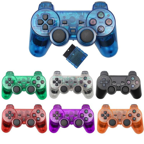 Wireless Controller For Sony Playstation 2 Gamepad Dual Vibration Shock -CE01358-Veeddydropshipping