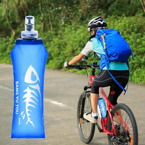Portable Ultralight TPU Soft Flask Water Bottle Outdoor Sport Hiking-OS01298-Veeddydropshipping