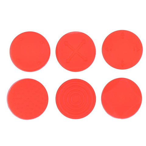 1 Set Red/Blue/Black Useful 6 In 1 Thumbstick Grip Cap Joystick Analog Cover -CE01437-Veeddydropshipping