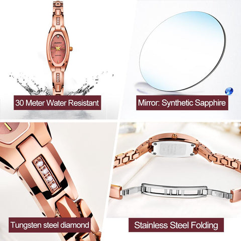 Quartz Watch For Women Waterproof Luxury  Wristwatches Girls -JW01027-Veeddydropshipping