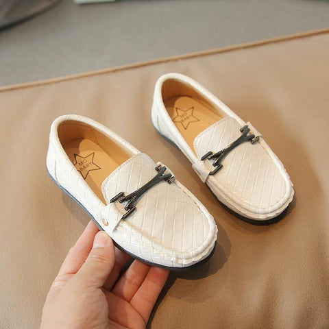Children Leather Shoes 2022 Spring and Autumn New Boys Moccasin Shoes-TB00116-Veeddydropshipping