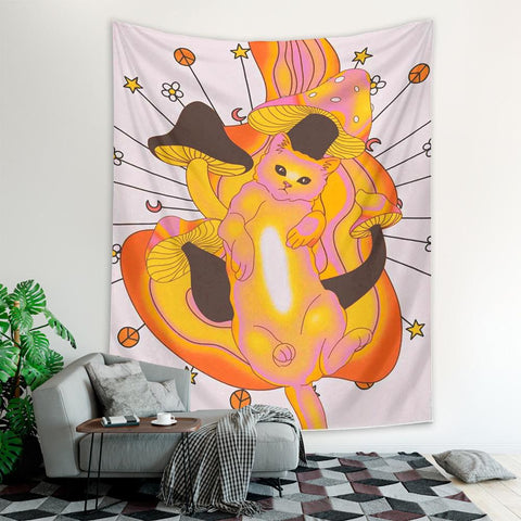 Sun Moon Tarot Tapestry Wall Hanging Room Decor-HA00213-Veeddydropshipping