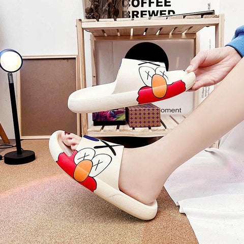 Slides Soft Non-Slip Cute Cartoon Home Shoes Bathroom-BS01072-Veeddydropshipping