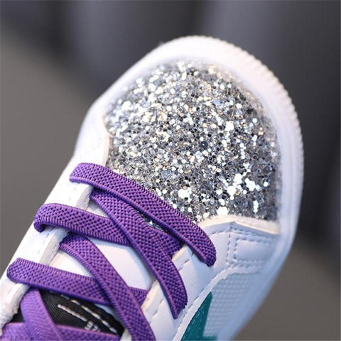 Fashion Sequins Children&#39;s Shoes Leather Girls-TB00178-Veeddydropshipping
