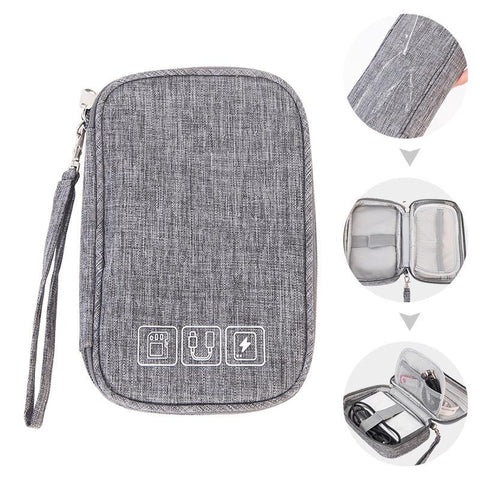 Organizer Travel USB Gadgets Wires Charger Power Battery Phone-BS00577-Veeddydropshipping