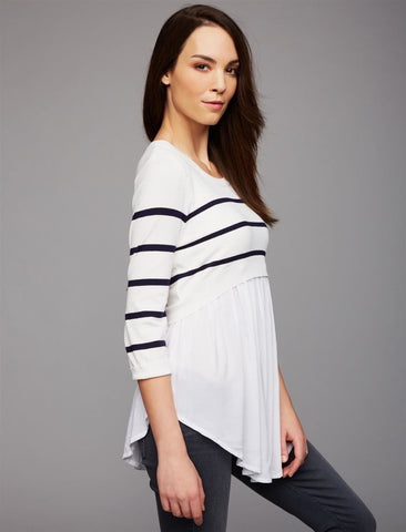 2022 Cotton Maternity Nursing T Shirt Winter Autumn Breastfeeding-TB00576-Veeddydropshipping