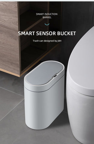 Bathroom Smart Trash Can Electronic Automatic Waste-HA01085-Veeddydropshipping