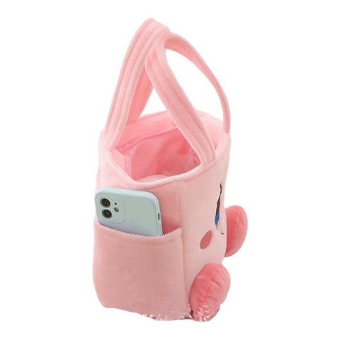 Kawaii Cartoon Stuffed Cute Pink Star Kirby Plush Hand Bag-TB00084-Veeddydropshipping
