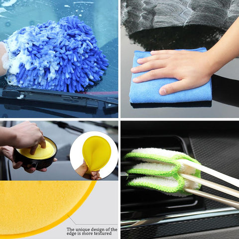 New Car Detailing Brushes Set Brushes for Automotive Cleaning-AM00466-Veeddydropshipping