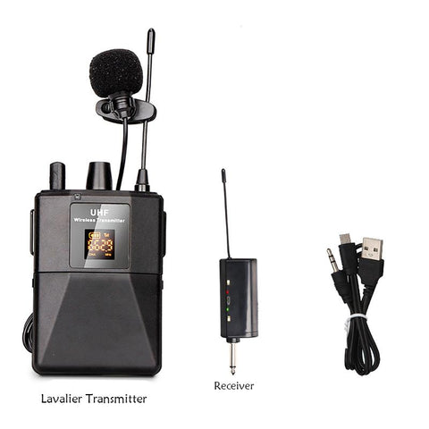 UHF Wireless Headset Microphone with Transmitter Receiver LED Digital Display -CE01236-Veeddydropshipping