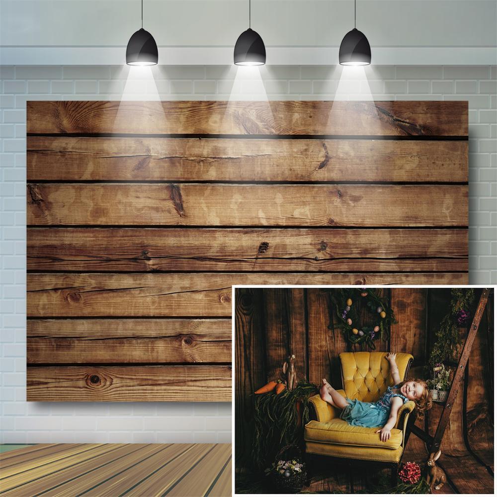 Wood Backdrop for Photography Food Baby Portrait Photography Backdrops White Brown Christmas-CE00298-Veeddydropshipping