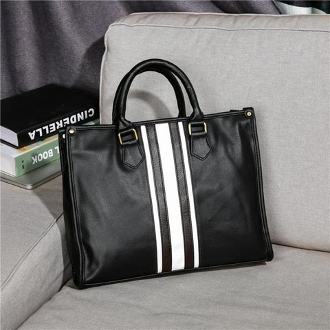 Briefcase Men Bag Casual Handbag Large Capacity Laptop Bag Luxury-BS00493-Veeddydropshipping