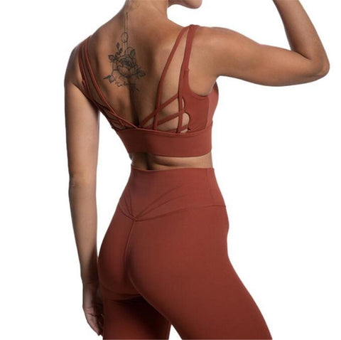 2023 Summer Butterfly Back Yoga Set Women Leggings Running Yoga Suits Sportswear -OS00794-Veeddydropshipping
