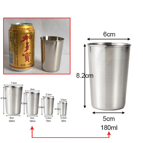 Outdoor Stainless Steel Cups Shots Set-HA01276-Veeddydropshipping