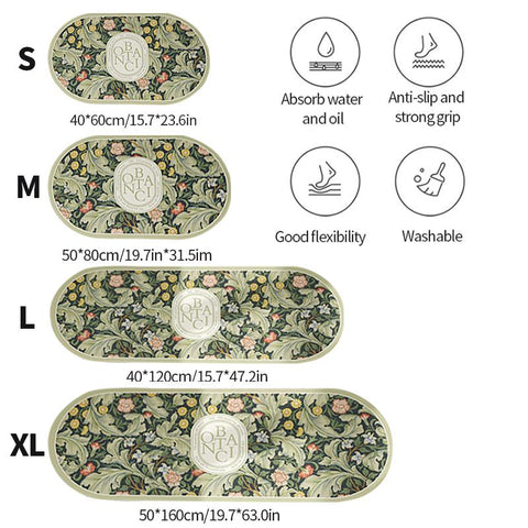 Absorbent Kitchen Rug Non-slip Floor Mat-HA00467-Veeddydropshipping