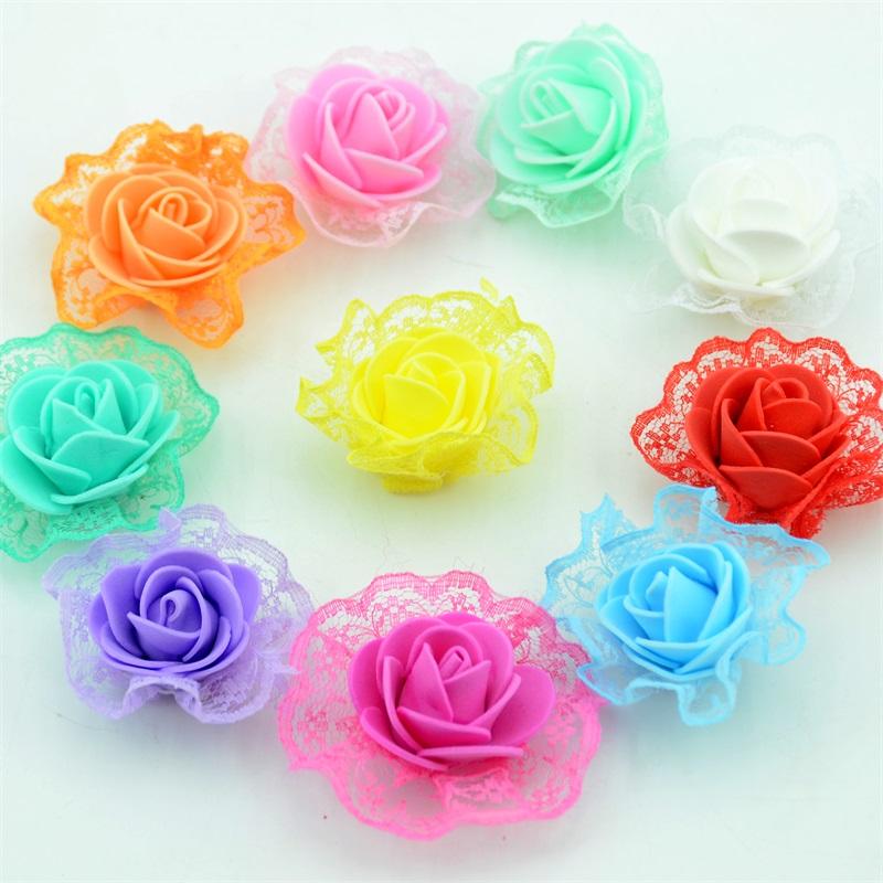 Mini Lace Flower Heads Wedding Decorations-HA00716-Veeddydropshipping