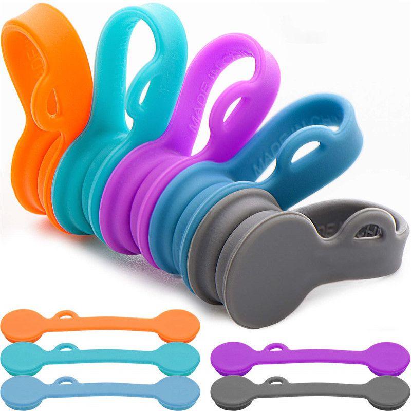 6 pcs Magnetic Cable Clips Magnetic Cable Organizers Twist Ties Earbuds Cords Winder USB Cable-PA00850-Veeddydropshipping