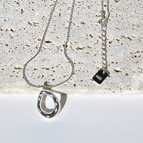 Water Droplets Necklace Clavicle Choker Fashion Jewelr-JW01258-Veeddydropshipping