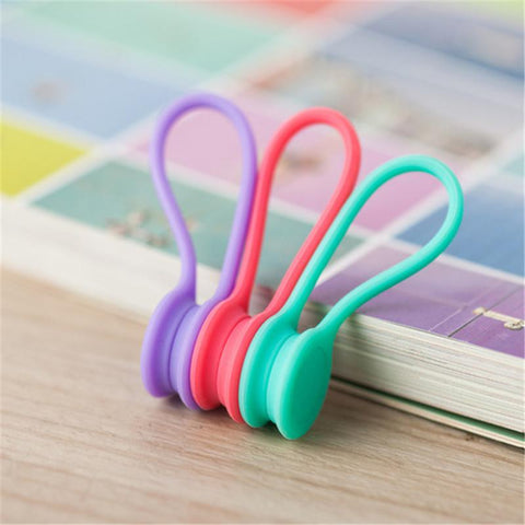 3 Pieces Cable Soft Silicone Cable Winder Headphones Cable Winder Headphone For Data Cable-PA00868-Veeddydropshipping