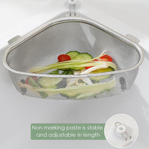 Kitchen Sink Drain Basket Stainless Steel-HA01350-Veeddydropshipping