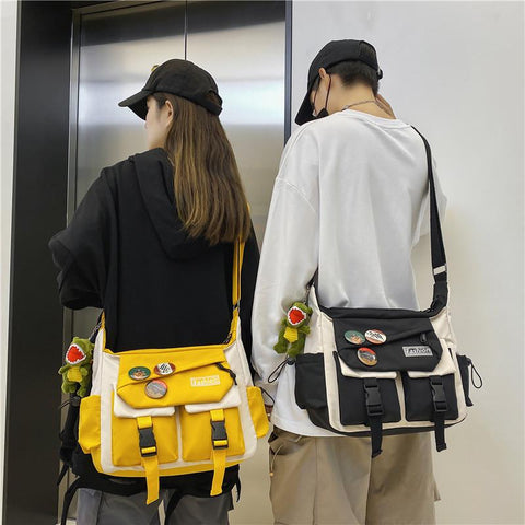 Bags for Women Nylon Messenger Bag Youth Girls Boys-BS00418-Veeddydropshipping