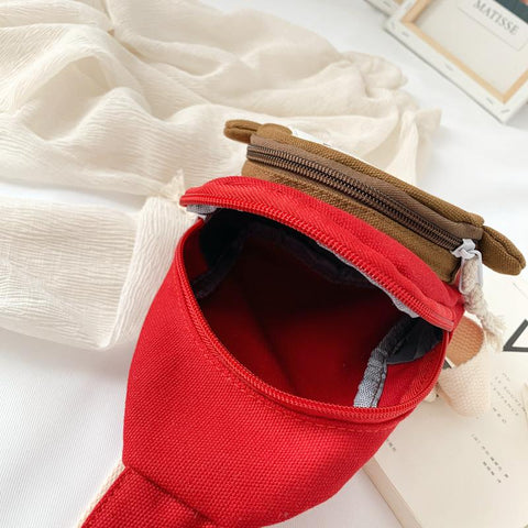 Fashion Children's Messenger Bag Cute Cartoon Monkey-TB00028-Veeddydropshipping