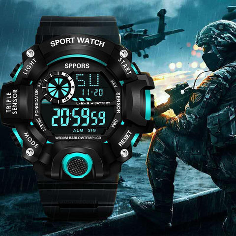 Fashion Sports Electronic Watch New Waterproof-JW00733-Veeddydropshipping