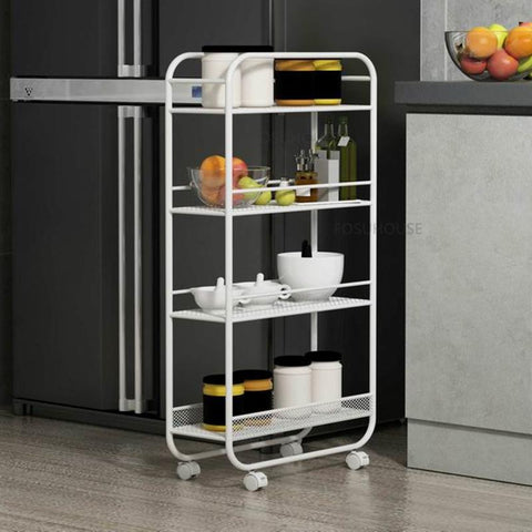 Stainless Steel Kitchen Trolley Furniture Storage-HA01656-Veeddydropshipping