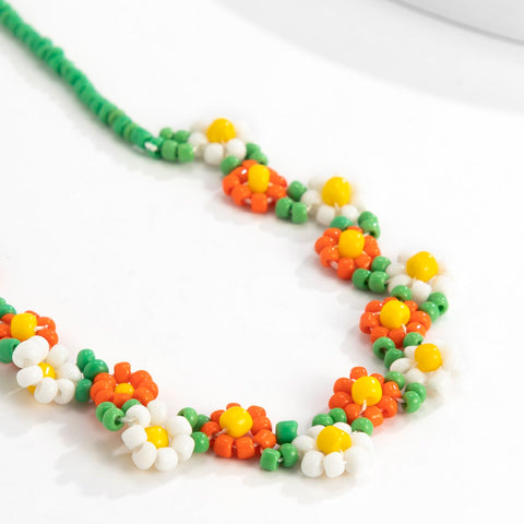 Beads Chain Choker Necklace For Women Korean Fashion -JW01272-Veeddydropshipping