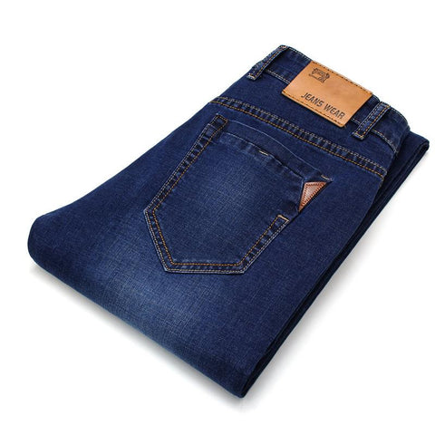 Jeans Business Casual Stretch Slim Denim Pants-MF00640-Veeddydropshipping