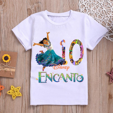 Encanto Mirabel Kids T-Shirts Disney Birthday Number 1-10 T Shirts-TB00942-Veeddydropshipping
