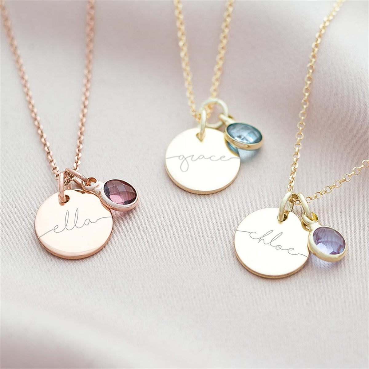 925 Sterling Silver Necklaces Round Jewelry for Women -JW01277-Veeddydropshipping
