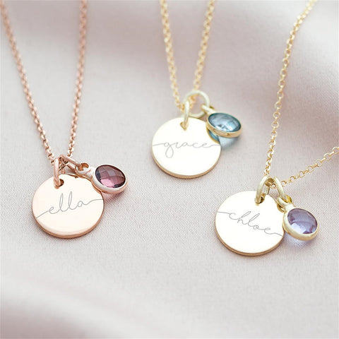 925 Sterling Silver Necklaces Round Jewelry for Women -JW01277-Veeddydropshipping