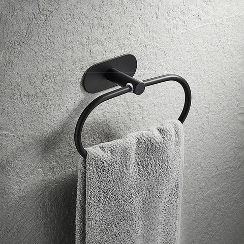 No Punching Stainless Steel Self-adhesive Towel Bar-HA01038-Veeddydropshipping