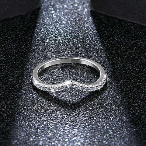 925 Moissanite Diamond Rings Jewelry Women Engagement -JW00026-Veeddydropshipping