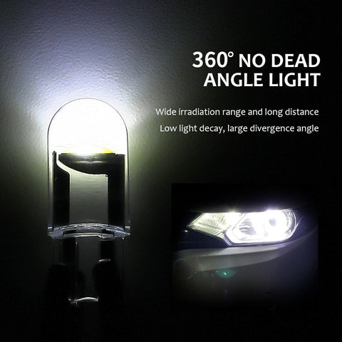 10X New W5W LED Canbus T10 Car Lights COB Glass Interior Parts-AM00034-Veeddydropshipping