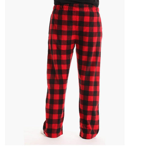 Pajama Long Pant Soft Comfortable Loose Elastic Waistband Plaid-MF01601-Veeddydropshipping