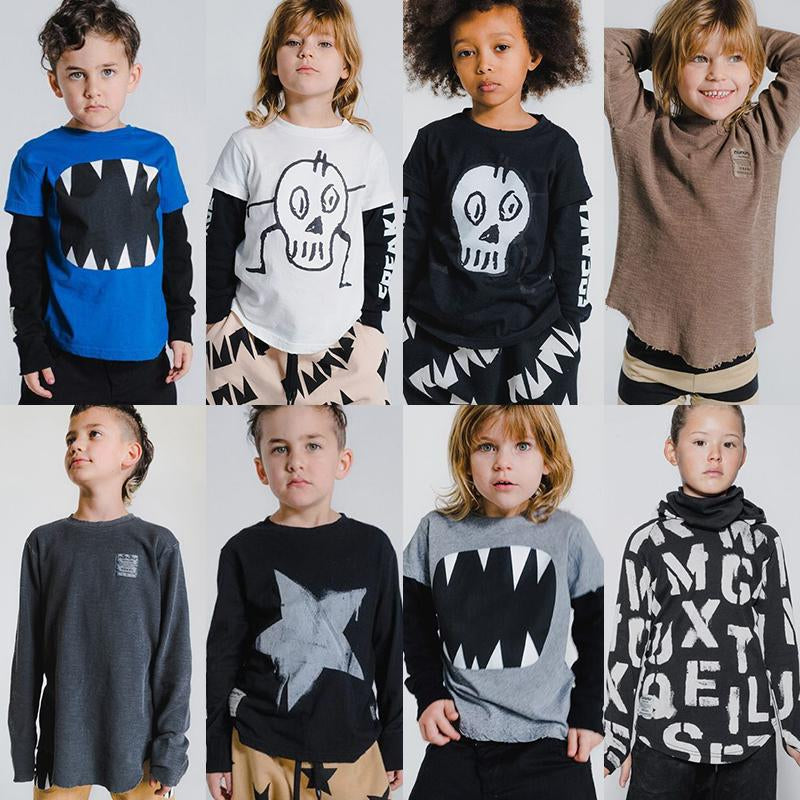 NU Cool Kids Clothes Long-sleeved T-shirt Autumn Boys Girls Ninja-TB01110-Veeddydropshipping