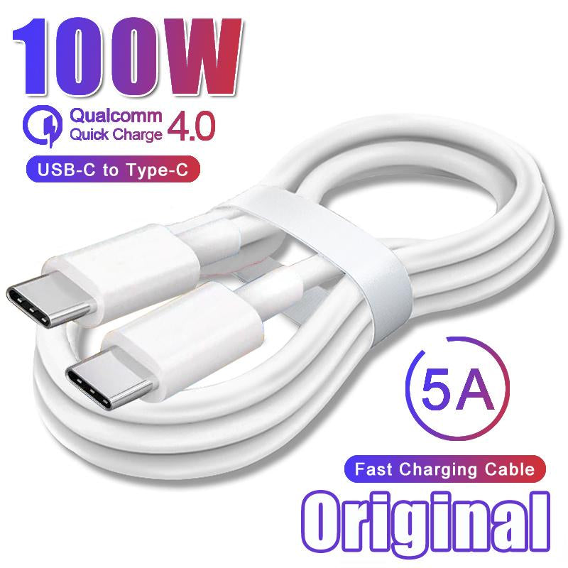 PD 100W USB Type C Fast Charging Cable For Xiaomi Redmi Note 12 11 Pro Oneplus 11-PA00408-Veeddydropshipping