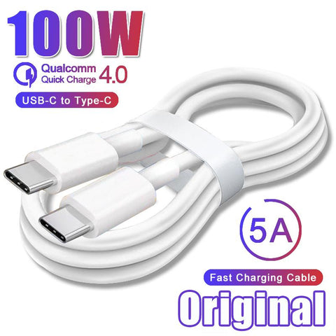PD 100W USB Type C Fast Charging Cable For Xiaomi Redmi Note 12 11 Pro Oneplus 11-PA00408-Veeddydropshipping