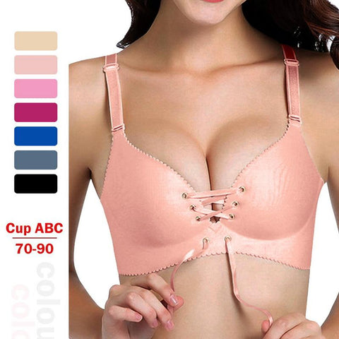 Sexy Bandage Straps Bra Underwear No Steel Ring-Veeddydropshipping